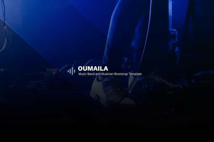 Oumaila - Music Band Template