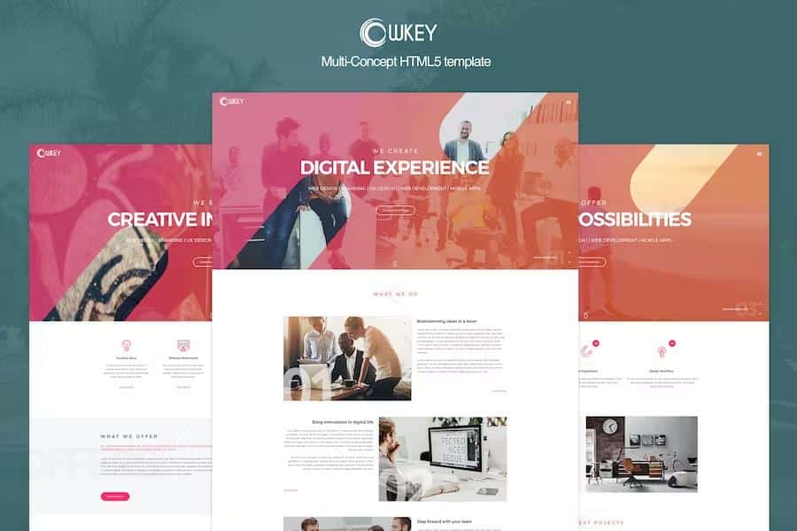 Owkey - Multi-Concept HTML5 template