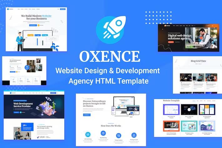 Oxence - Web Design Agency HTML Template
