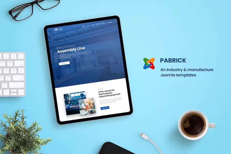 Pabrick - Industry and Manufacture Joomla 4 Templates