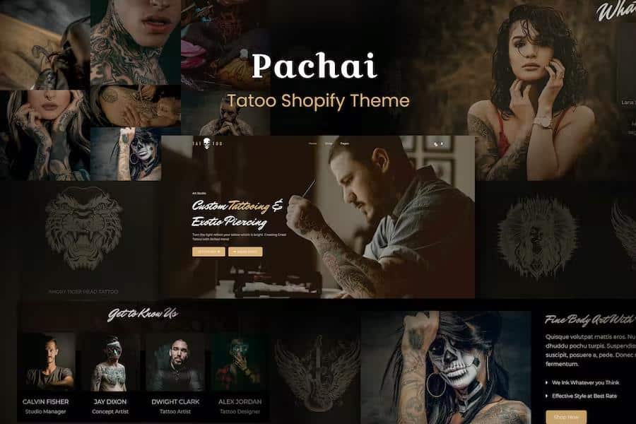Pachai - Tattoo Shopify Store product preview