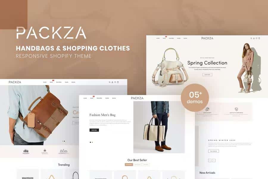 Packza - Handbags & Shopping Clothes Responsive Shopify Theme