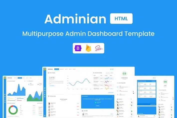 Panely - HTML Multipurpose Admin Dashboard Template