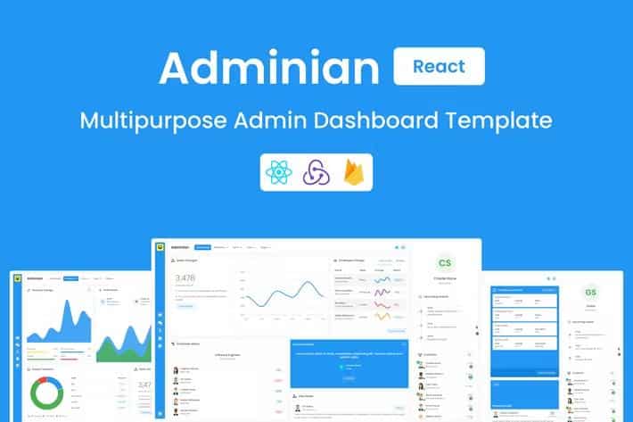 Panely - React Multipurpose Admin Dashboard Template