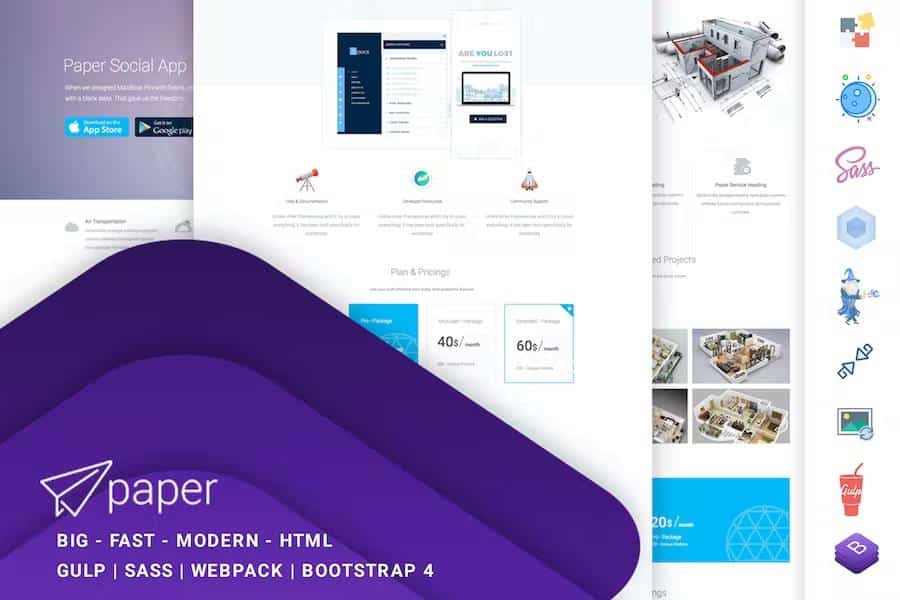 Paper Multipurpose - Business - CV - Knowledge base - Startup - Events - Charity - Shop - Portfolio