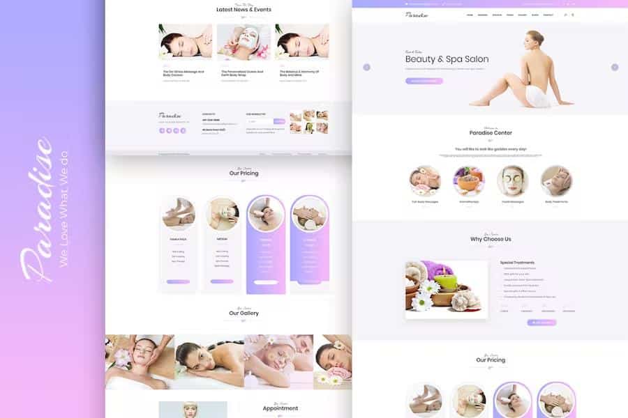 Preview image for Paradise - Multipurpose HTML Template