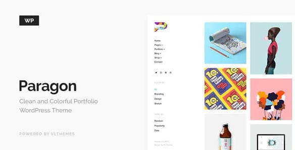 Paragon - Colorful Portfolio for Freelancers & Agencies