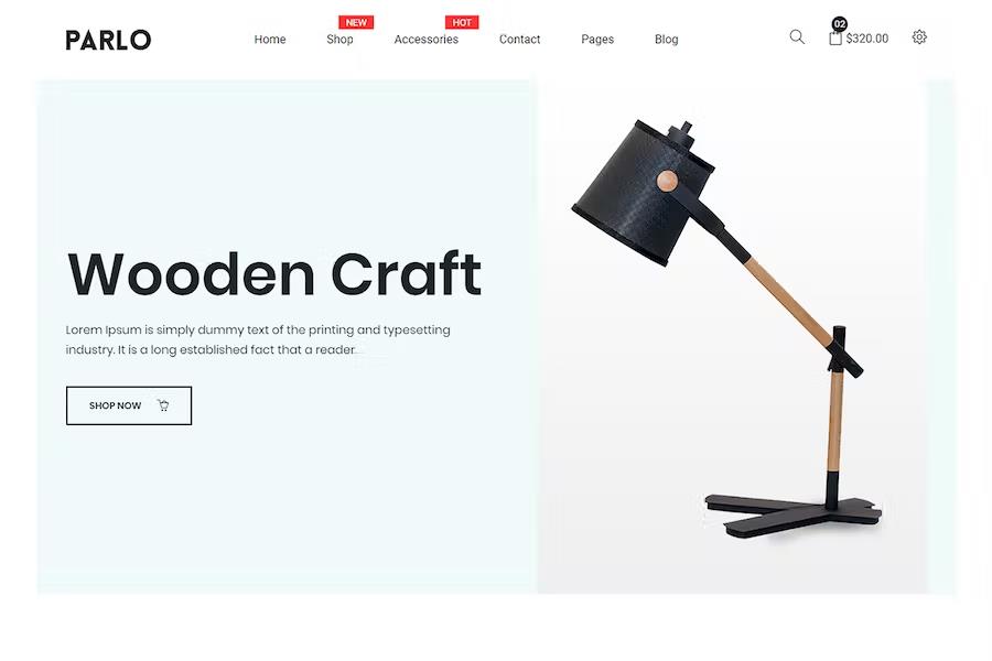 Parlo - Fashion, Furniture Store HTML Template