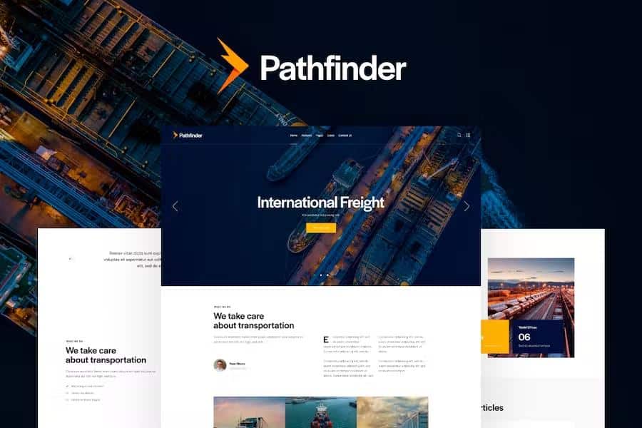 Pathfinder - Cargo Transportation & Logistics WordPress Theme