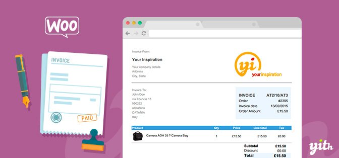 YITH WooCommerce PDF Invoice and Shipping List Premium