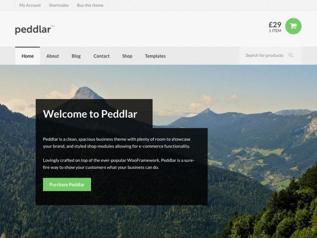 WooThemes Peddlar WooCommerce Themes