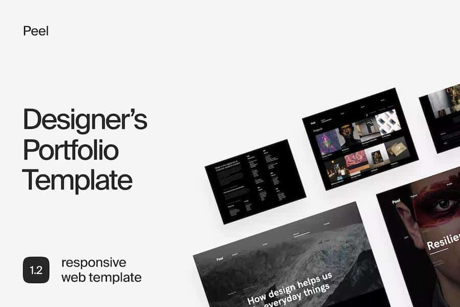 Peel - Portfolio Template For Creatives
