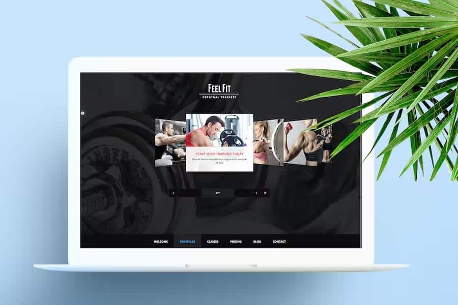 Personal Trainer - One Page HTML5 Template
