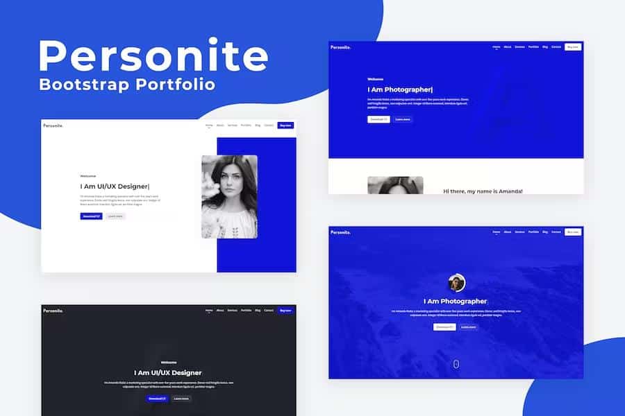 Personite - Bootstrap Portfolio Template