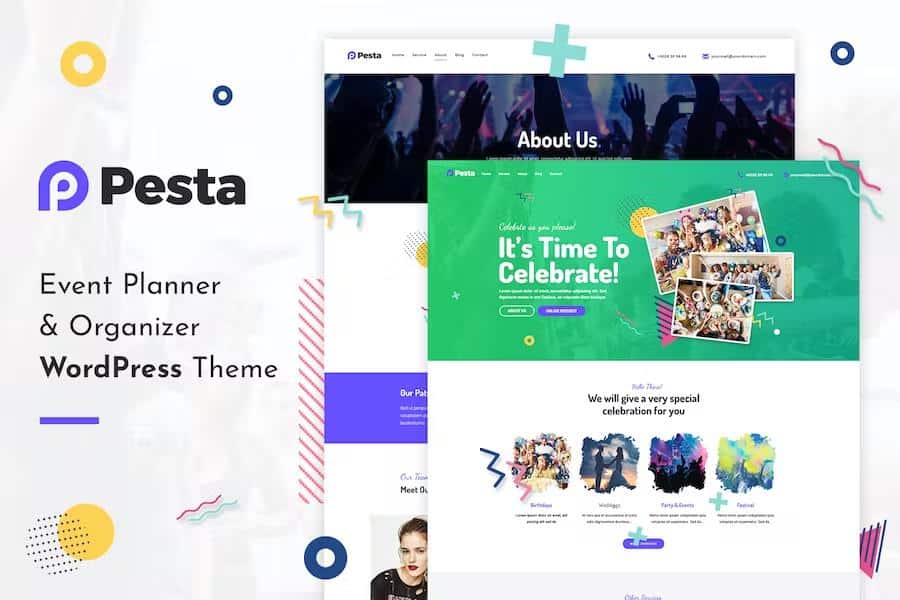 Pesta - Event Planner & Organizer WordPress Theme