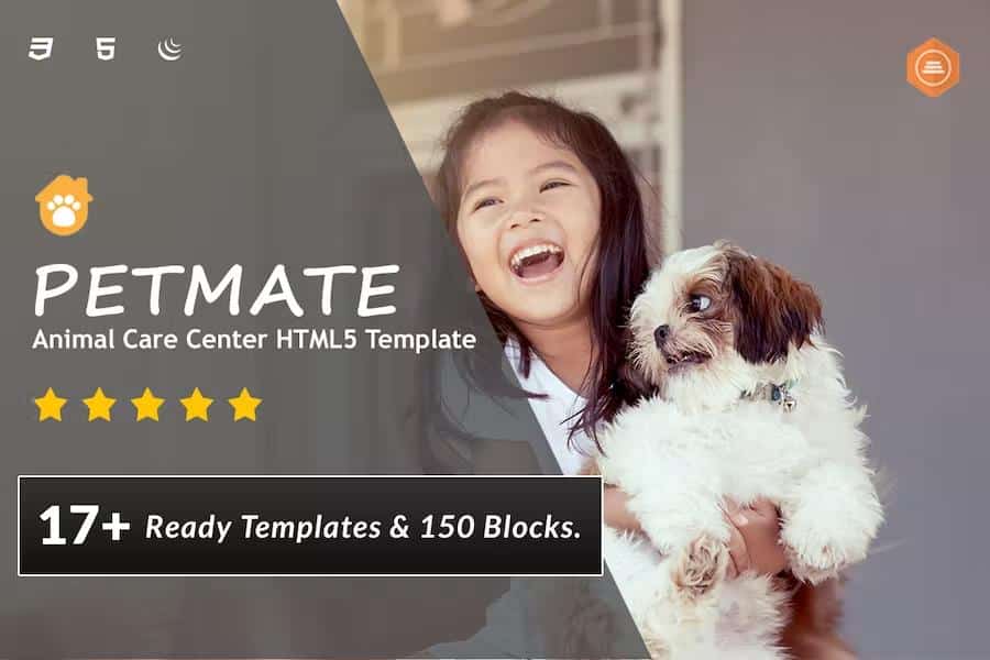 Petmate - Animal Care Center HTML5 Template