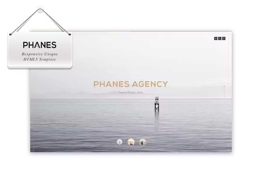 Phanes - Responsive Unique HTML5 Template listing image
