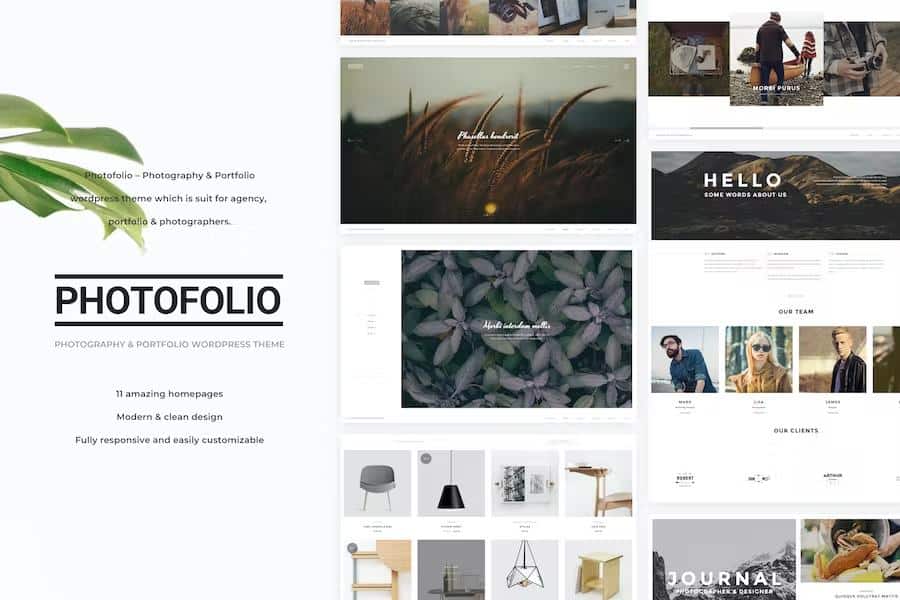 Photofolio - Photography & Portfolio WordPress Theme
