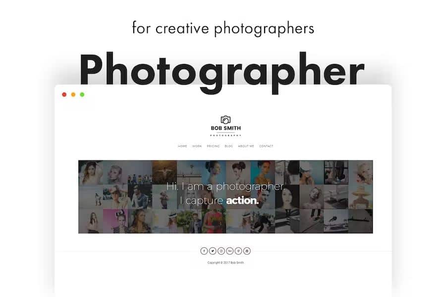 Photographer Template listing image