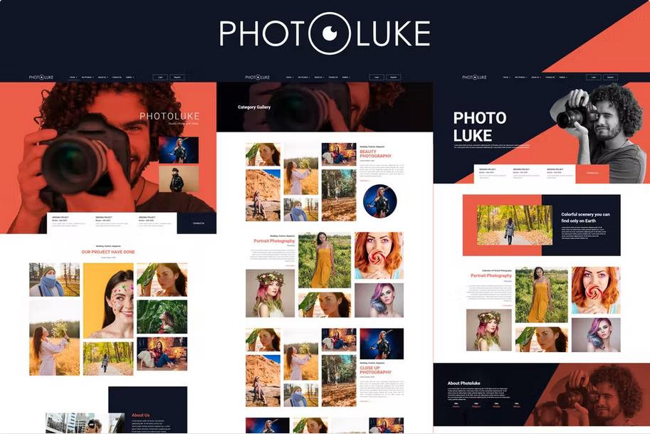 Photoluke - Photography Elementor Template Kit