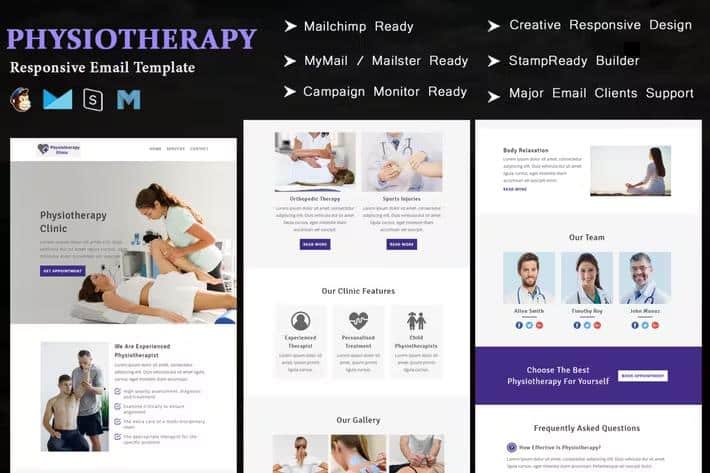 Physiotherapy - Responsive Email Newsletter Template