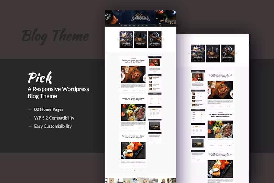 Pick - A Responsive WordPress Blog Theme