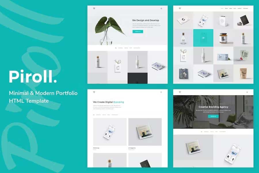 Piroll - Minimal and Modern Portfolio HTML Template