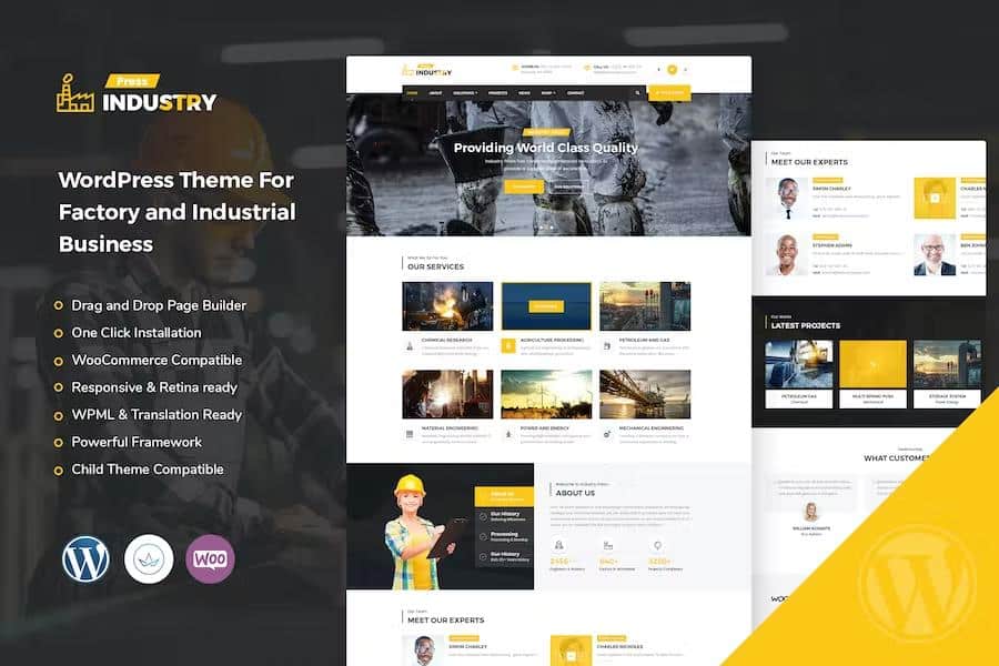 Planty - Industrial Fabric & Factory WordPress Theme
