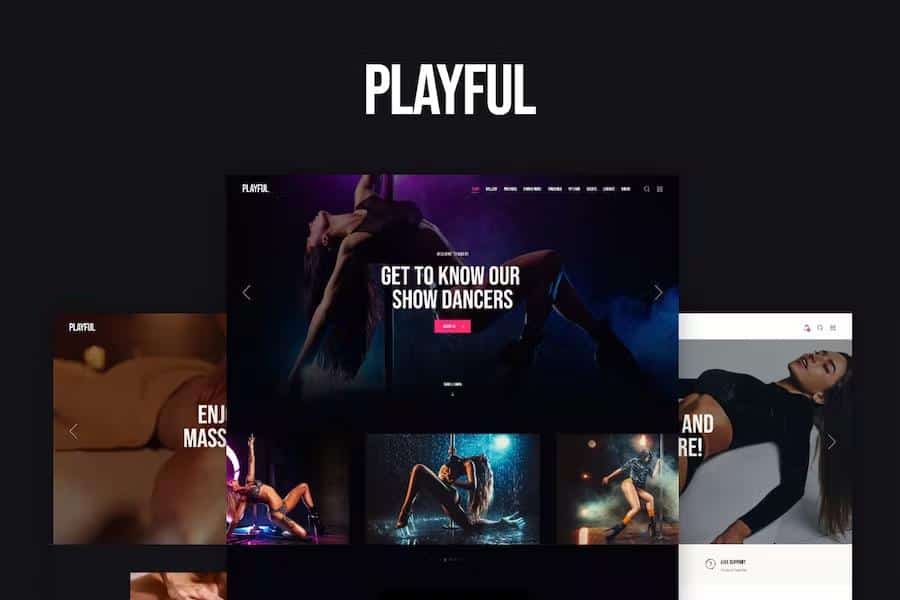 Playful - Pole Dance Club & Store WordPress Theme