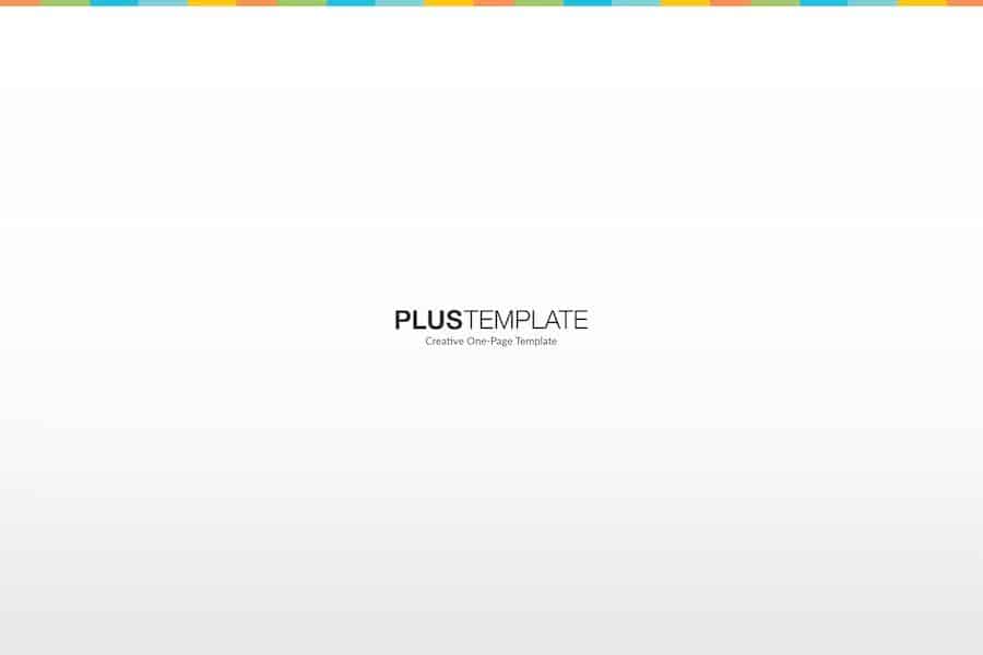 Plus Html One-Page Template