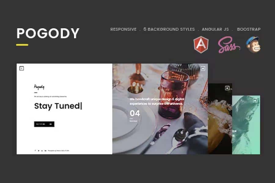 Pogody - Responsive HTML5 Coming Soon Template