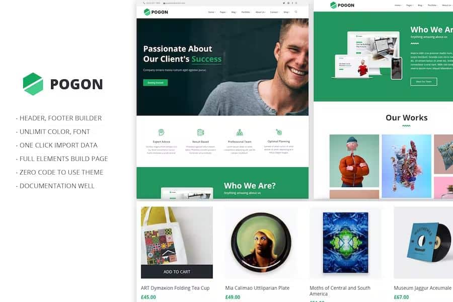 Pogon - Business and Finance Corporate WordPress Theme