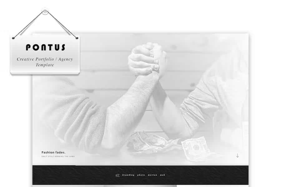 Pontus - Creative Portfolio   Agency Template