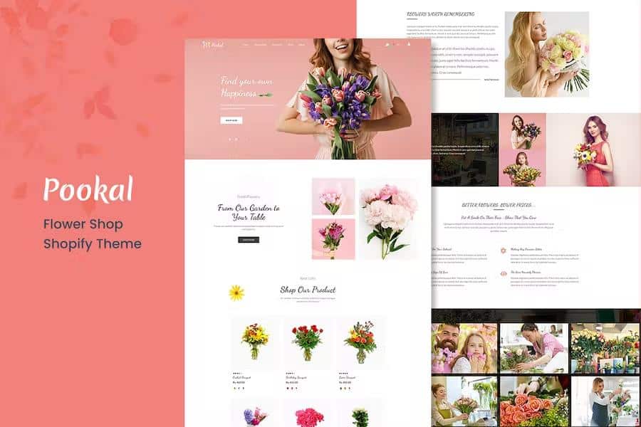 Pookal - Flower Shop and Florist  Shopify Theme
