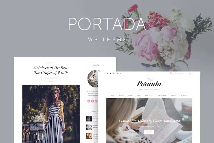 Portada - Elegant Blog Blogger WordPress Theme