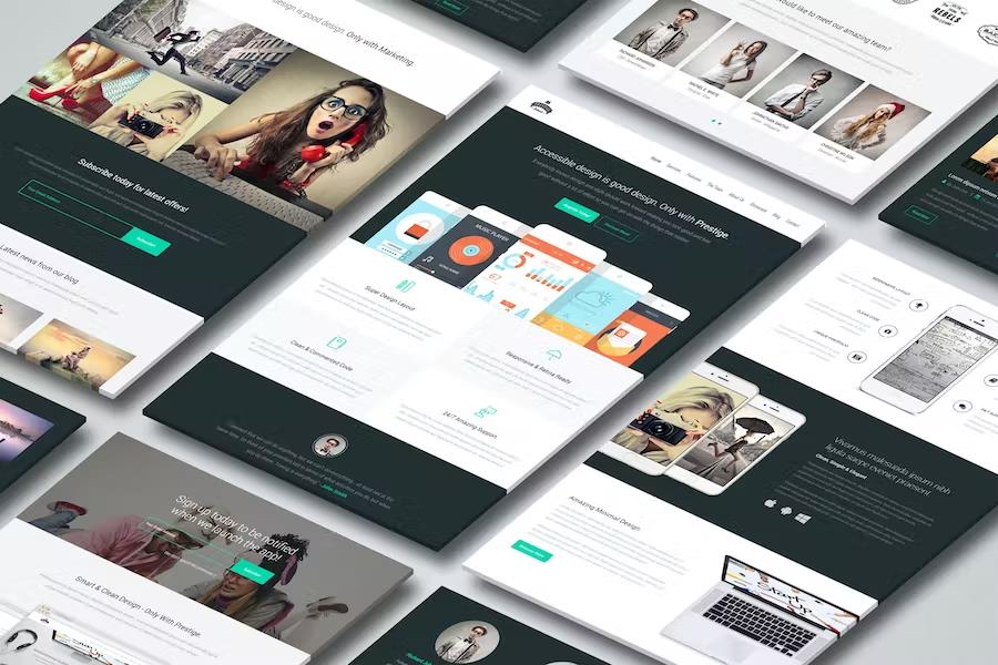 Prestige - Multipurpose Landing Pages Template
