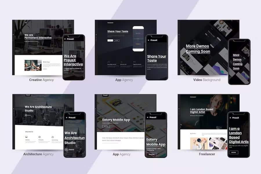 PreusX - Digital Agency And Portfolio WordPress Theme