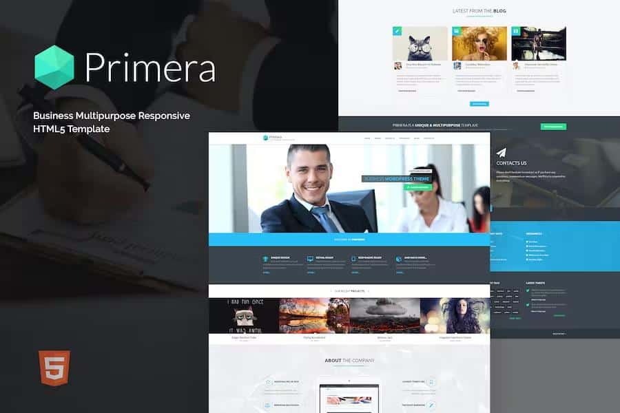 Primera - Business Multipurpose Responsive HTML5 Template
