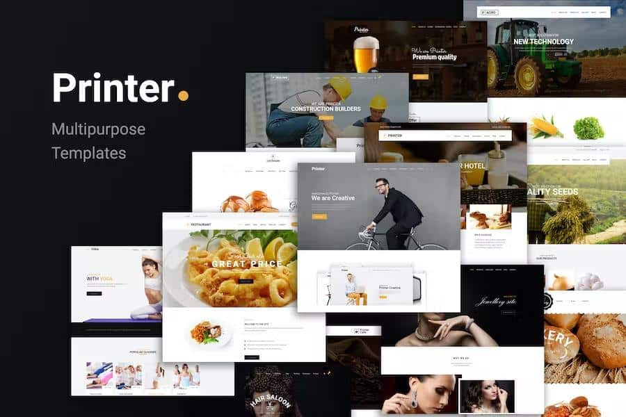 Printer - Responsive Multi-Purpose HTML5 Template