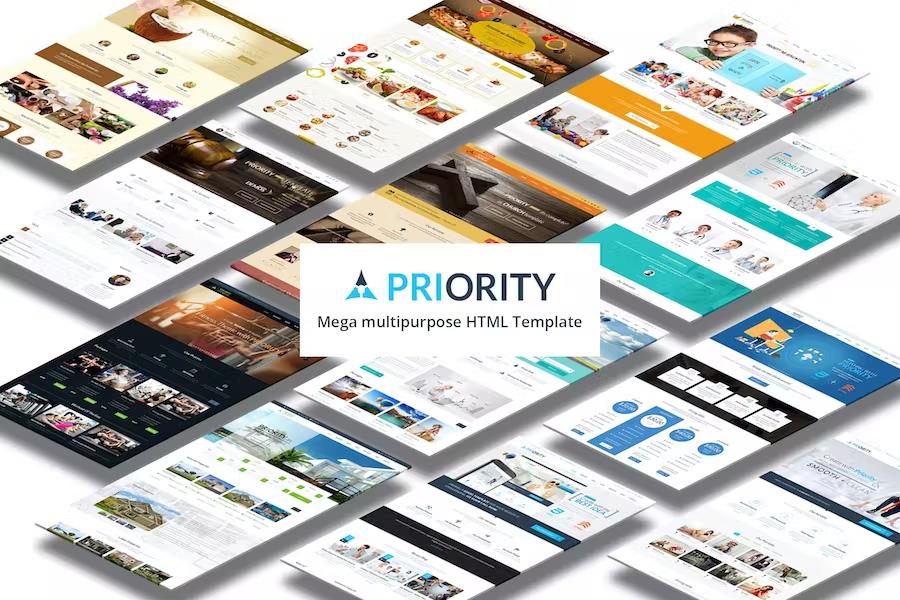Priority - Multipurpose html5 Template