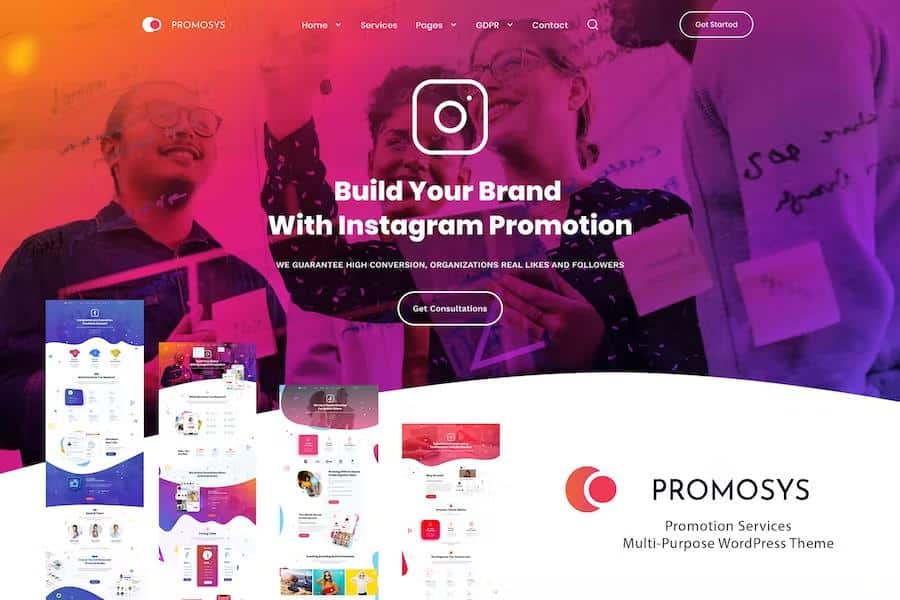PromoSys - Promotion Services Multi-Purpose WordPress Theme