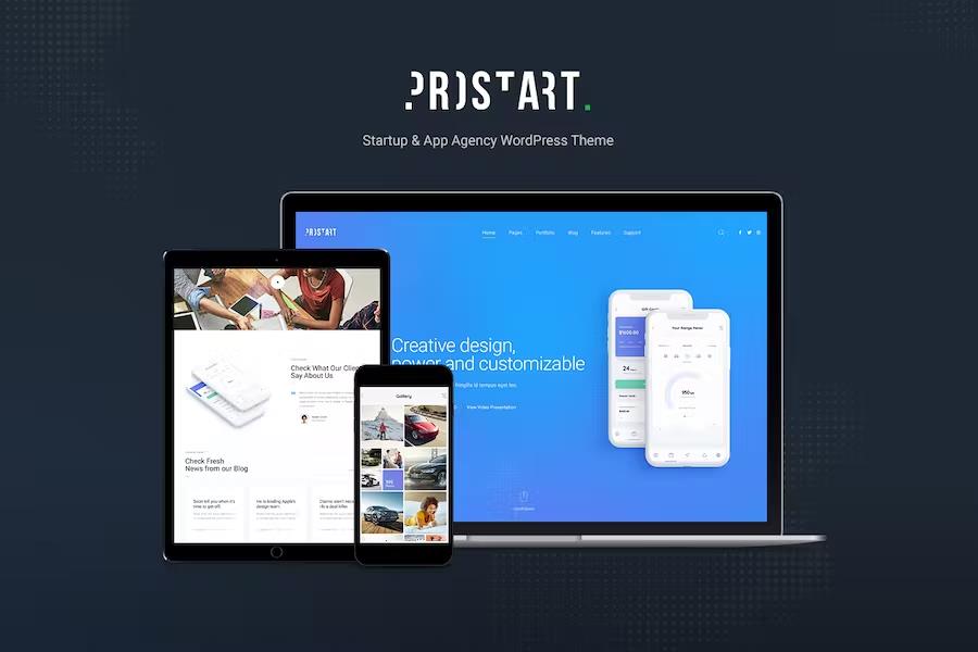 ProStart - Startup & Business WordPress Theme