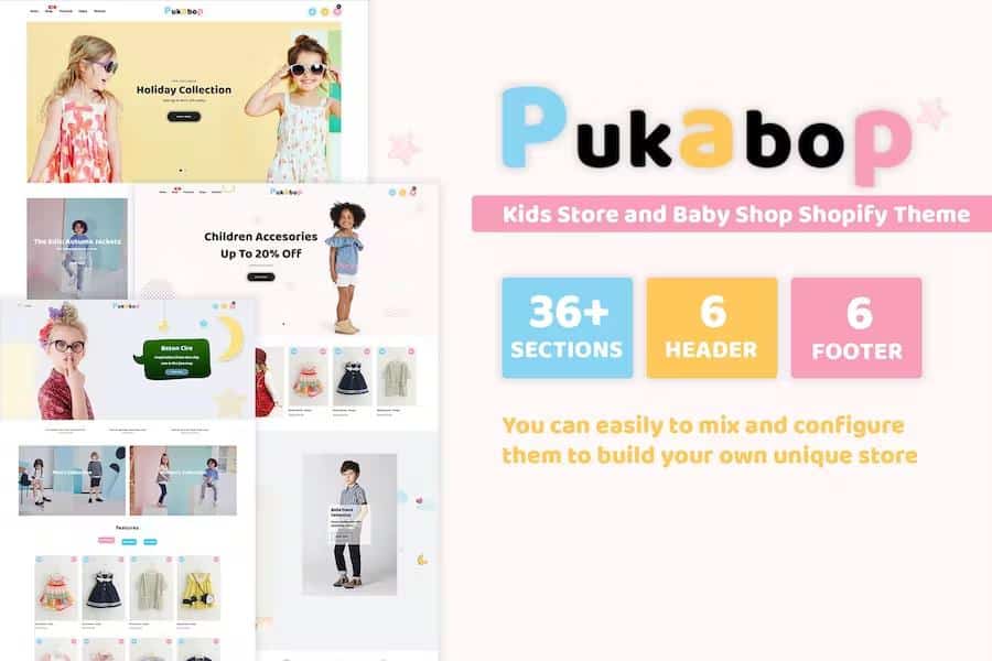 Product preview supplied for Pukabop - Kids Store and Baby Shop Shopify Theme
