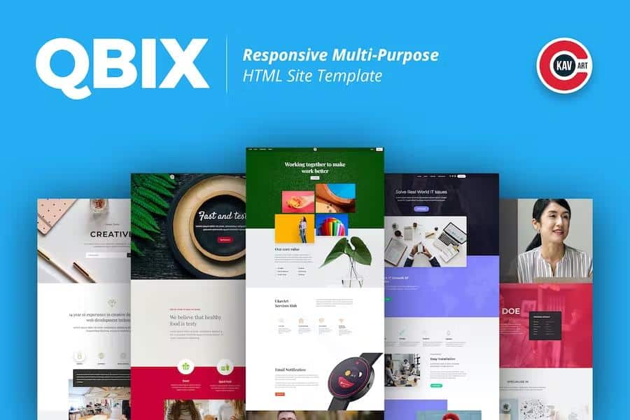 Qbix - Responsive Multi-Purpose HTML Site Template