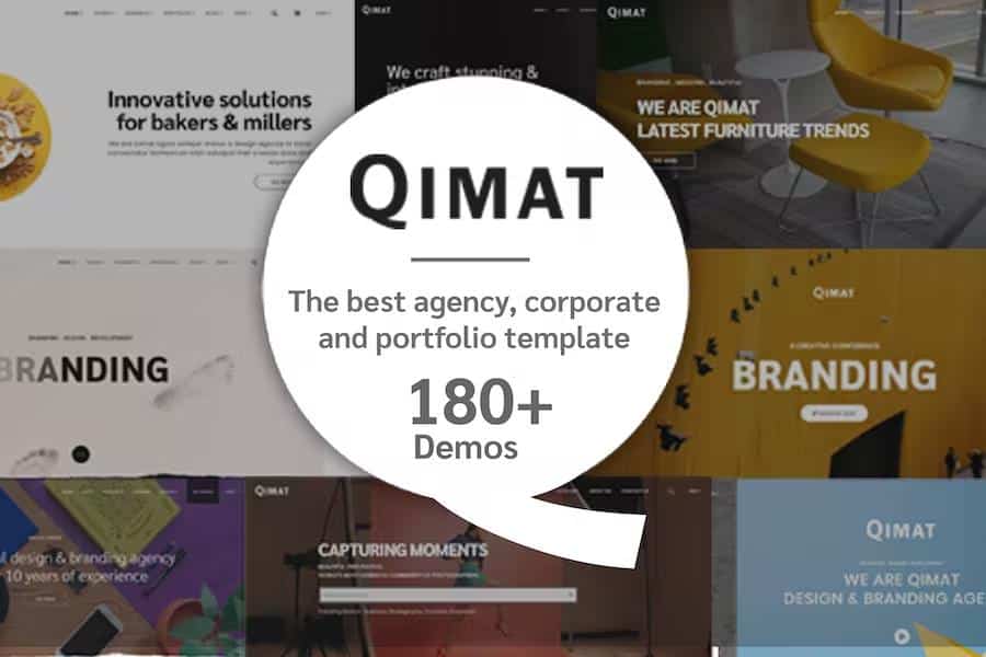QIMAT - Creative Agency, Corporate and Portfolio Multi-purpose Template