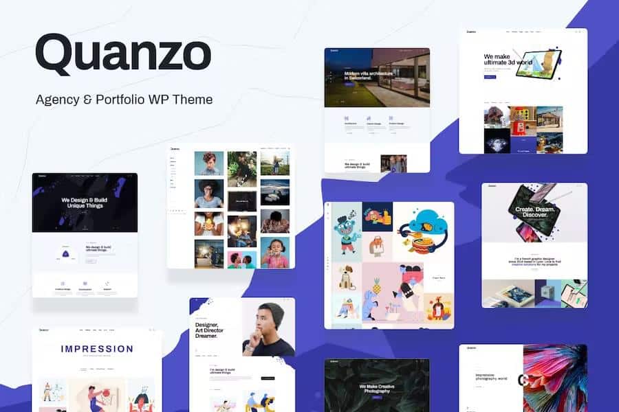 Quanzo - Personal Portfolio WordPress Theme