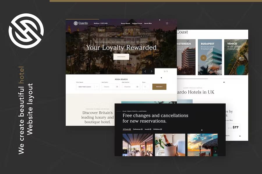 Quardo - Deluxe Hotels WordPress Theme