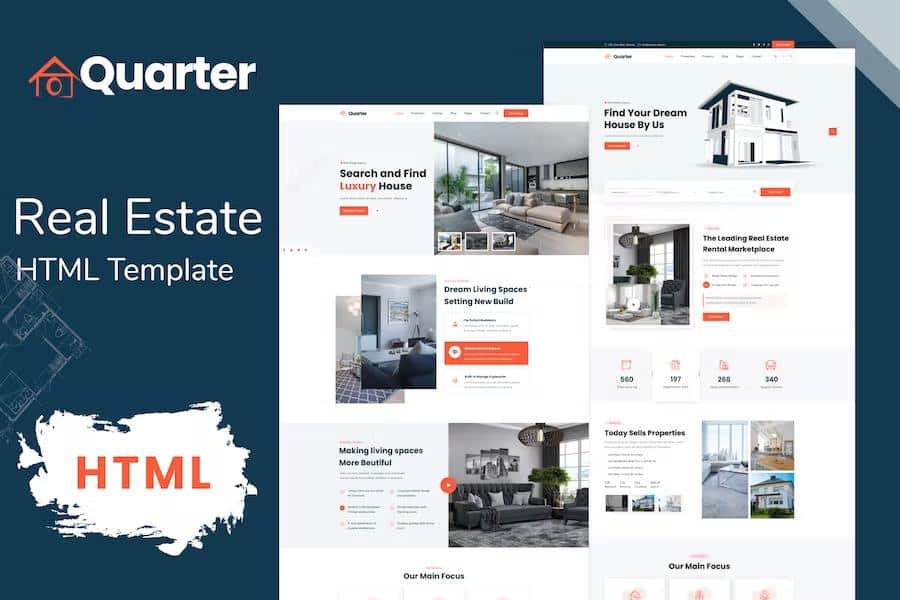 Quarter - Real Estate HTML Template