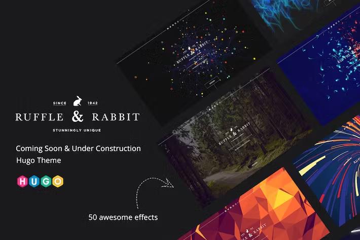 Rabbit - Coming Soon Hugo Theme product preview