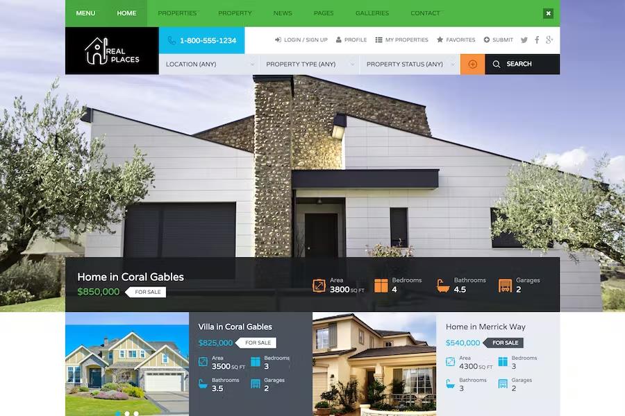RealPlaces - HTML5 Template